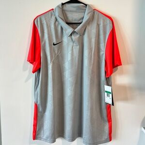 NWT: Nike Gray/Red Men Golf/Workout Top, XL